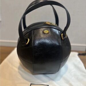 Gucci Black Leather Shoulder Bag